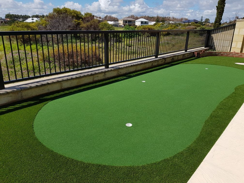 golf course artificial grass project